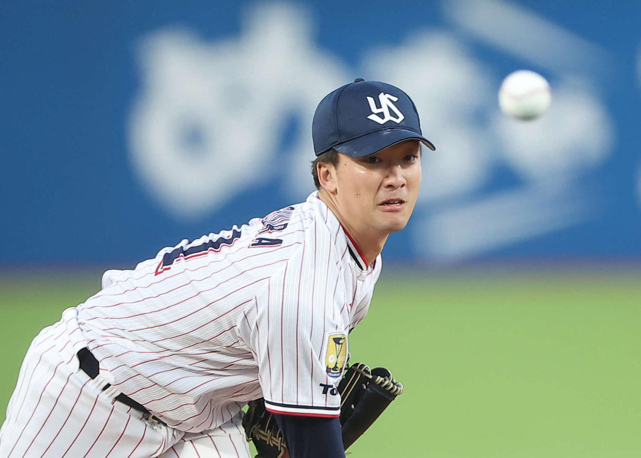 ヤクルト吉村貢司郎（23年4月撮影）