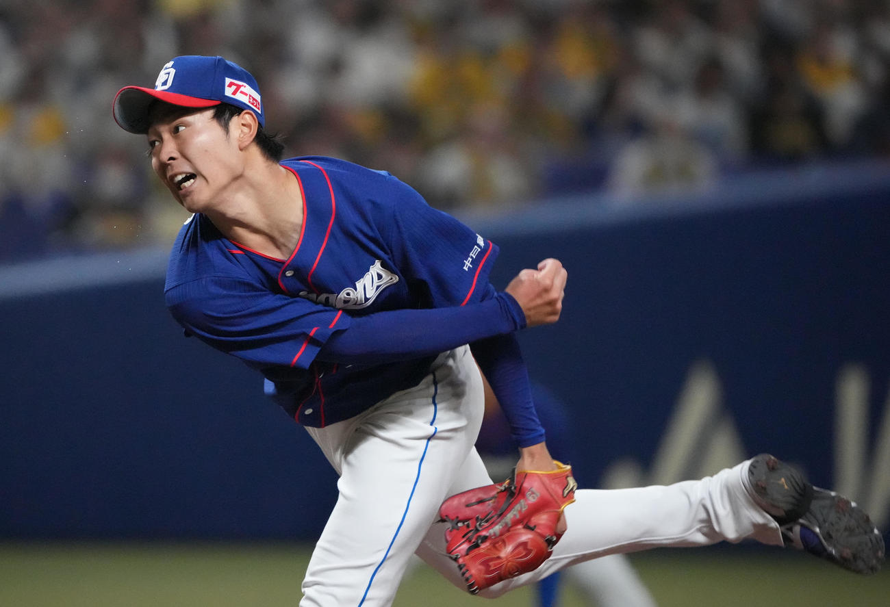 中日の高橋宏斗（23年4月22日撮影）