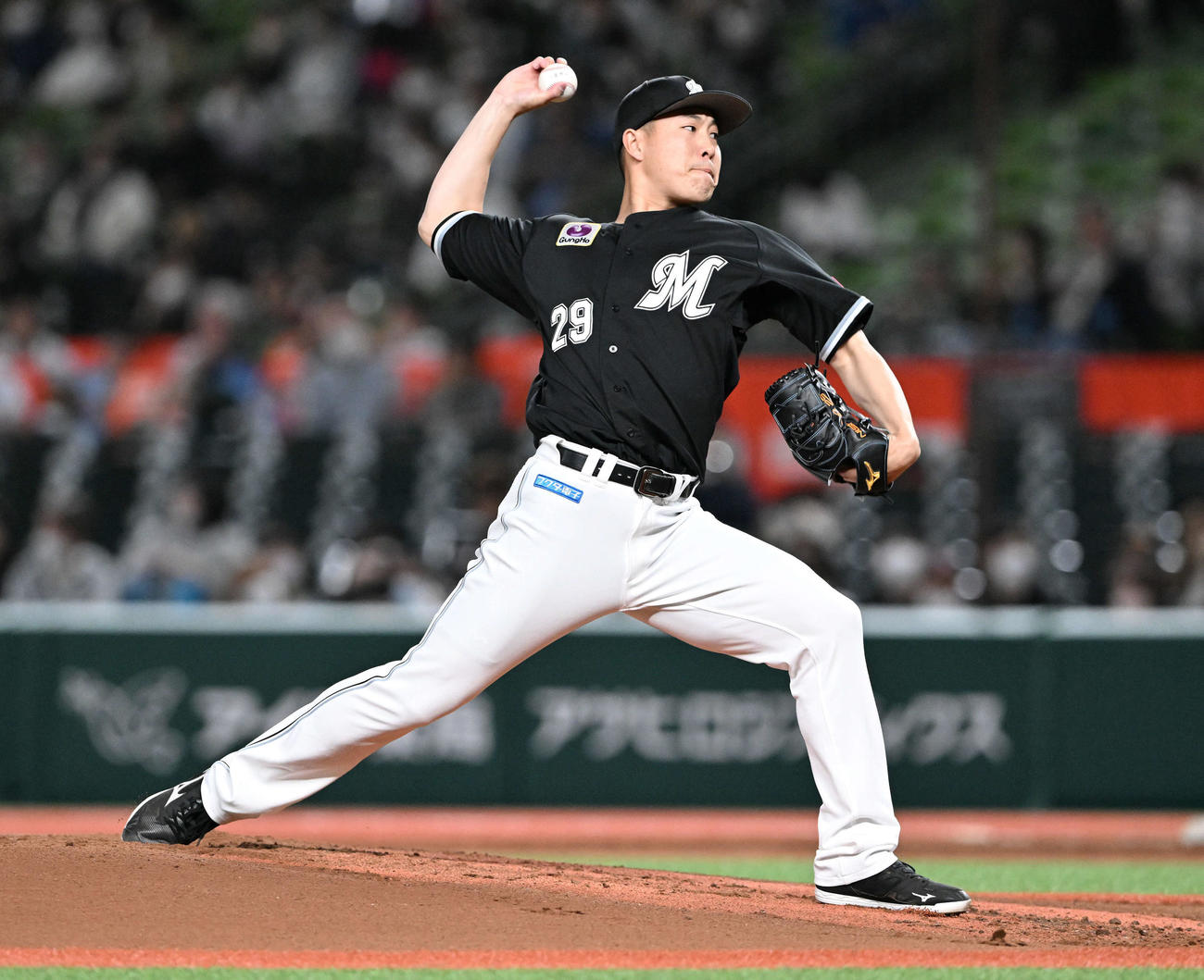 ロッテ西野（23年4月12日撮影）