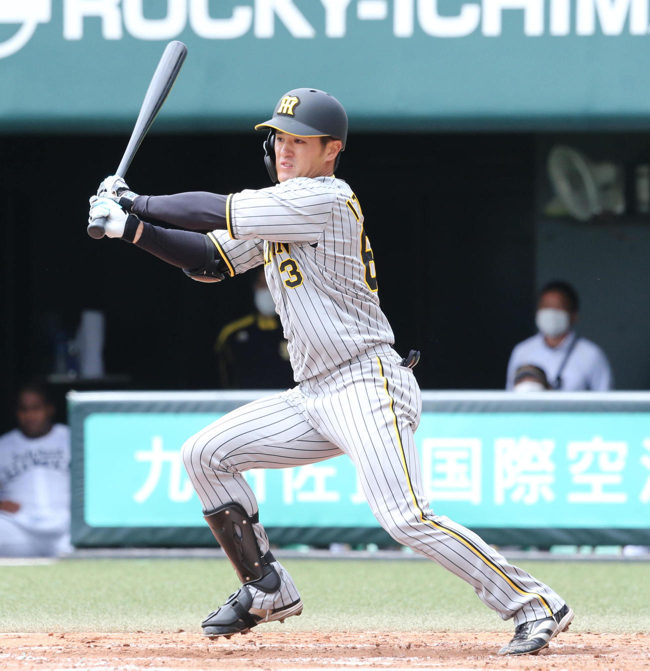 阪神板山祐太郎（2022年4月29日撮影）
