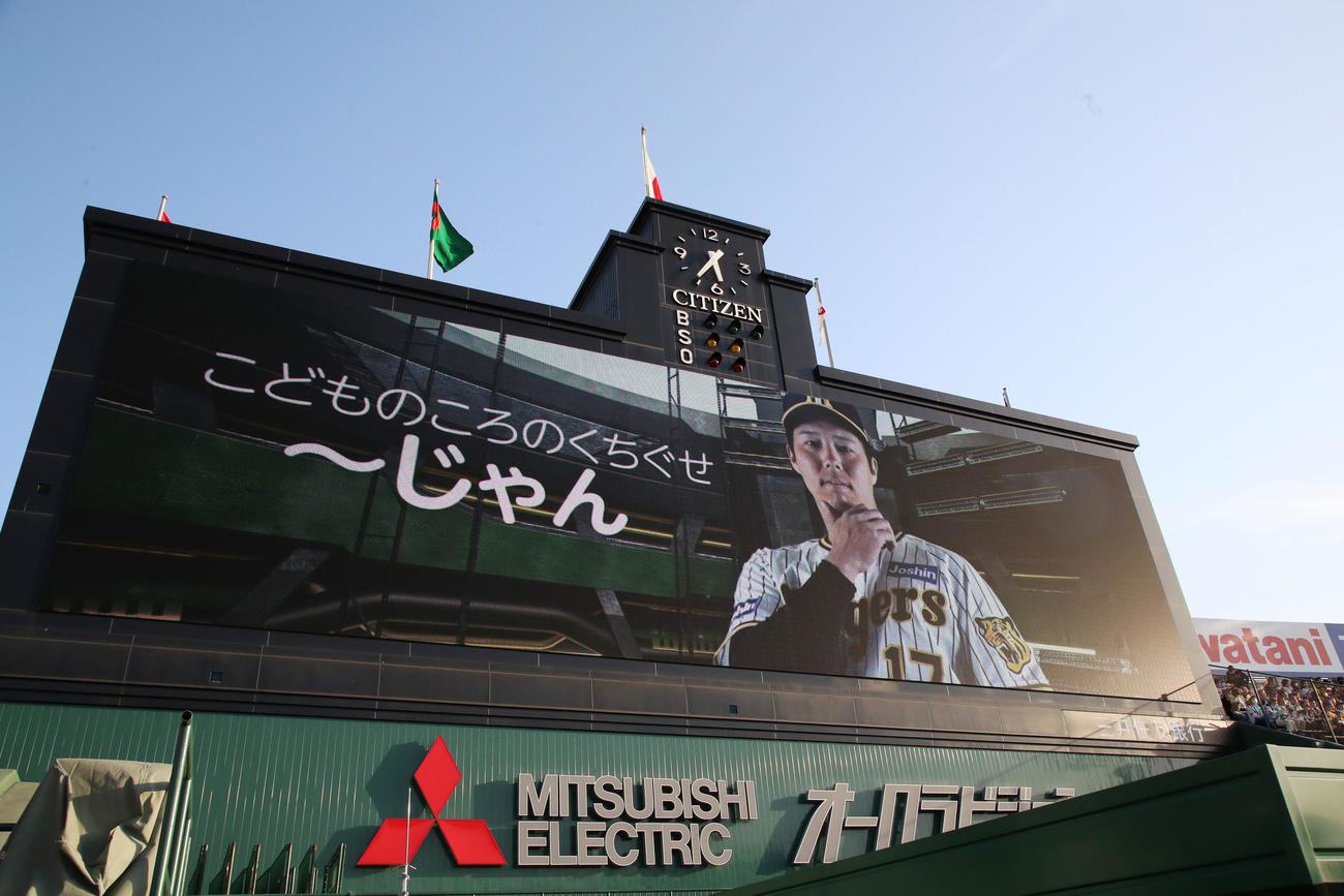 阪神対中日　青柳の子どもの頃の口癖（撮影・加藤哉）