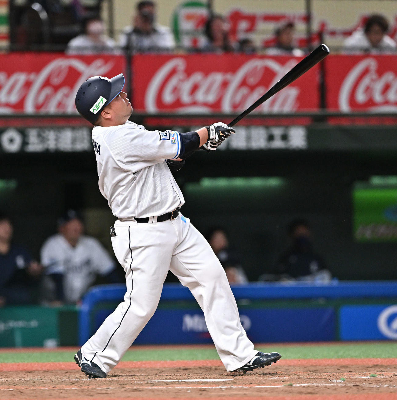 西武対日本ハム　5回裏西武無死、山川は二飛に倒れる（撮影・滝沢徹郎）