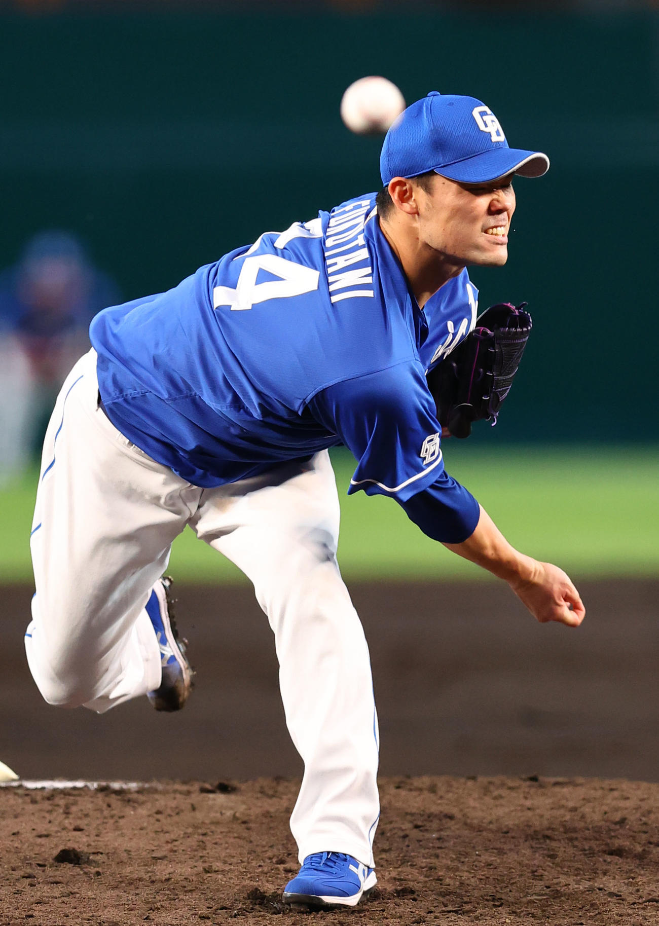 阪神対中日　阪神戦に先発した中日福谷（撮影・藤尾明華）