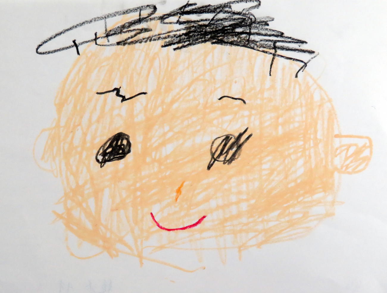 角中勝也外野手の次男稜汰くん（4歳）の絵