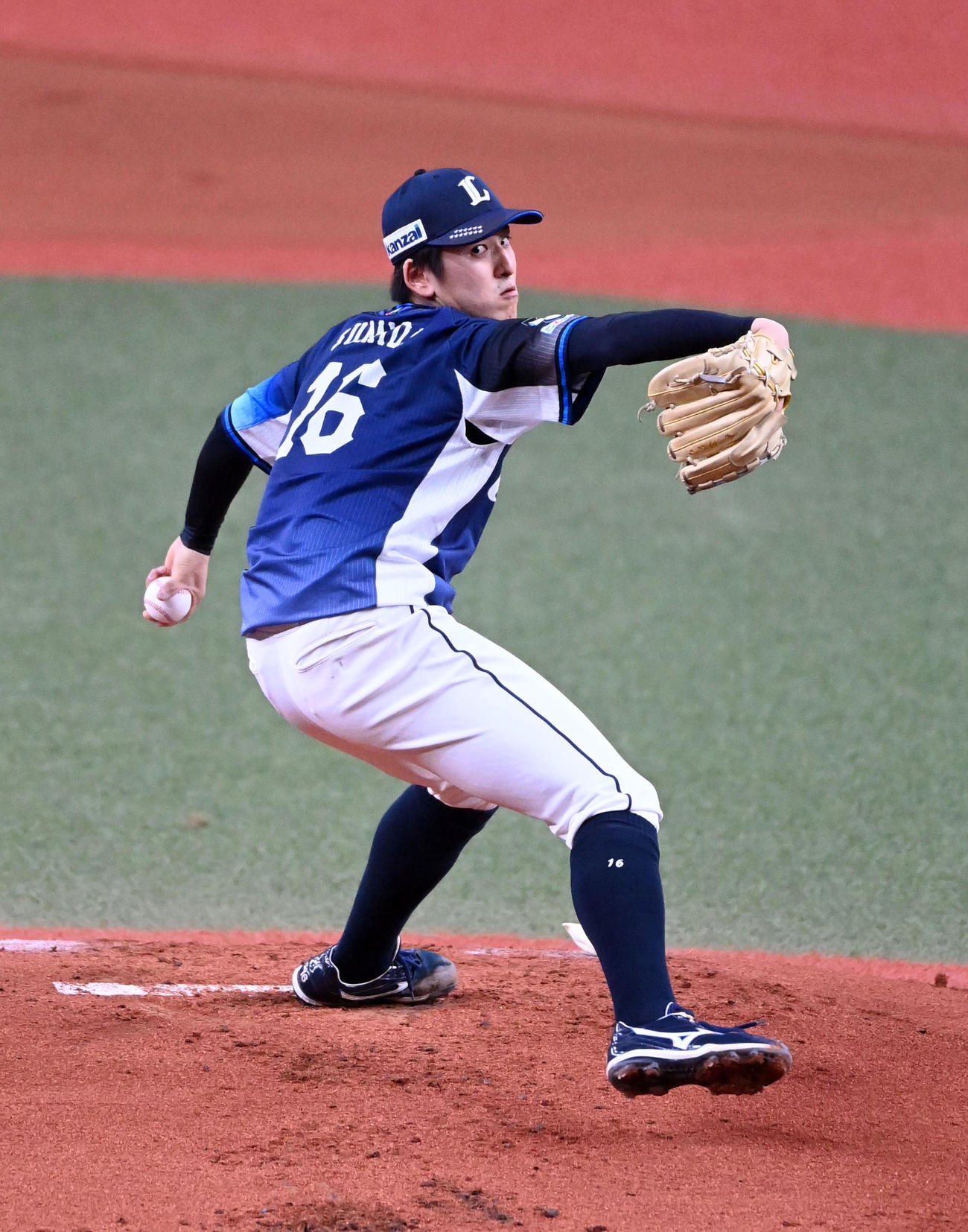 オリックス対西武　西武先発の隅田（撮影・前岡正明）