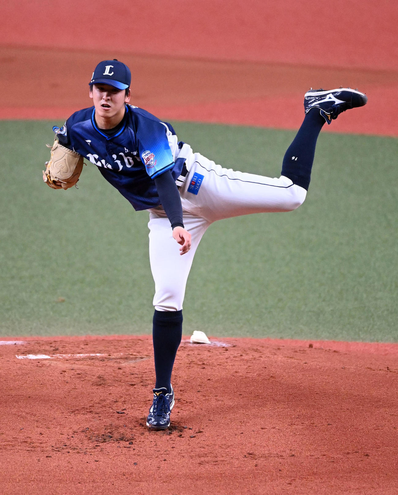 オリックス対西武　西武先発の隅田（撮影・前岡正明）