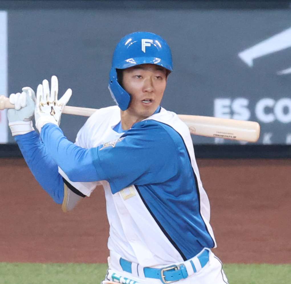 日本ハム石井一成（2023年4月撮影）