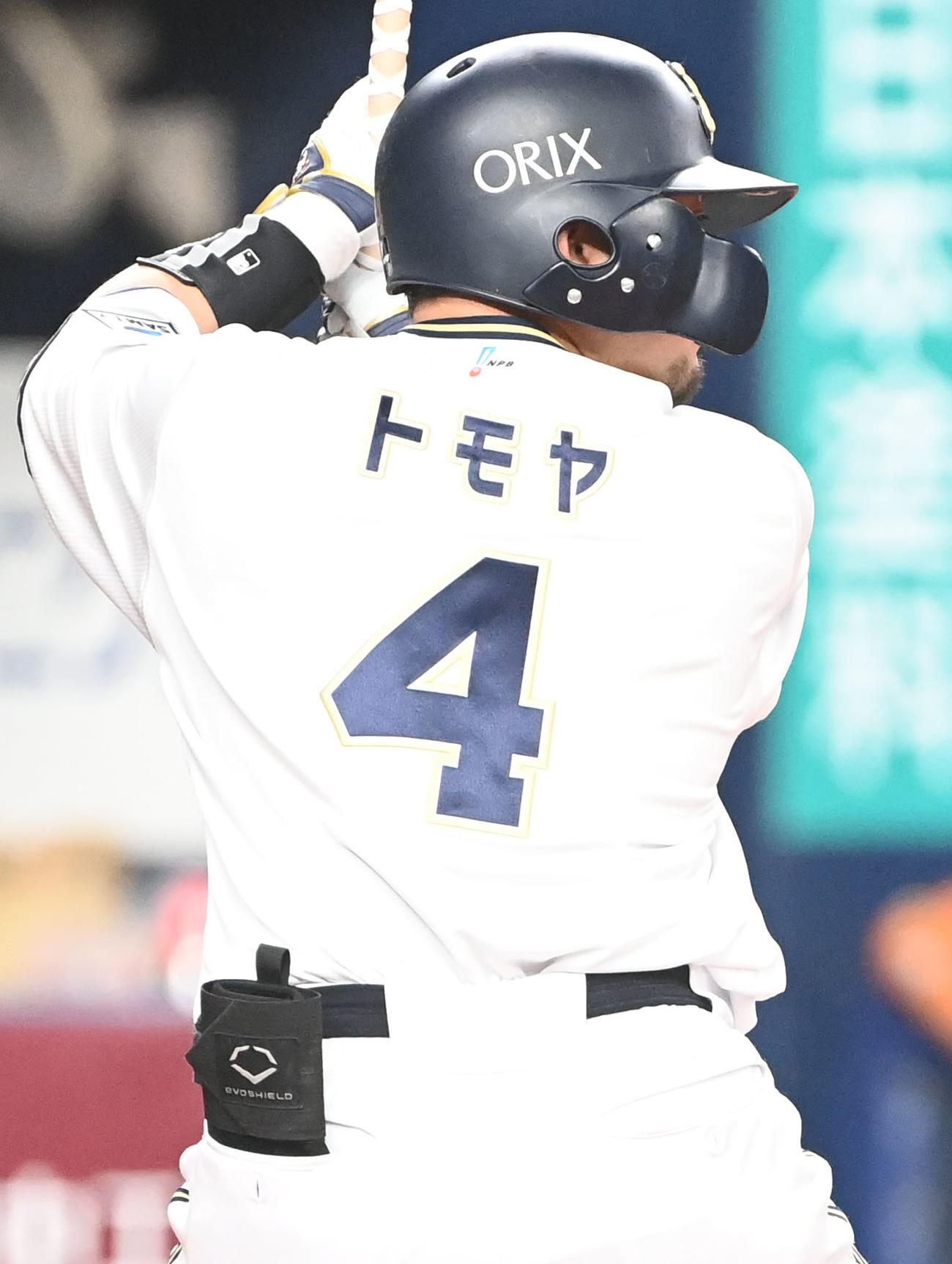 オリックス森友哉のニックネームユニホーム（撮影・和賀正仁）