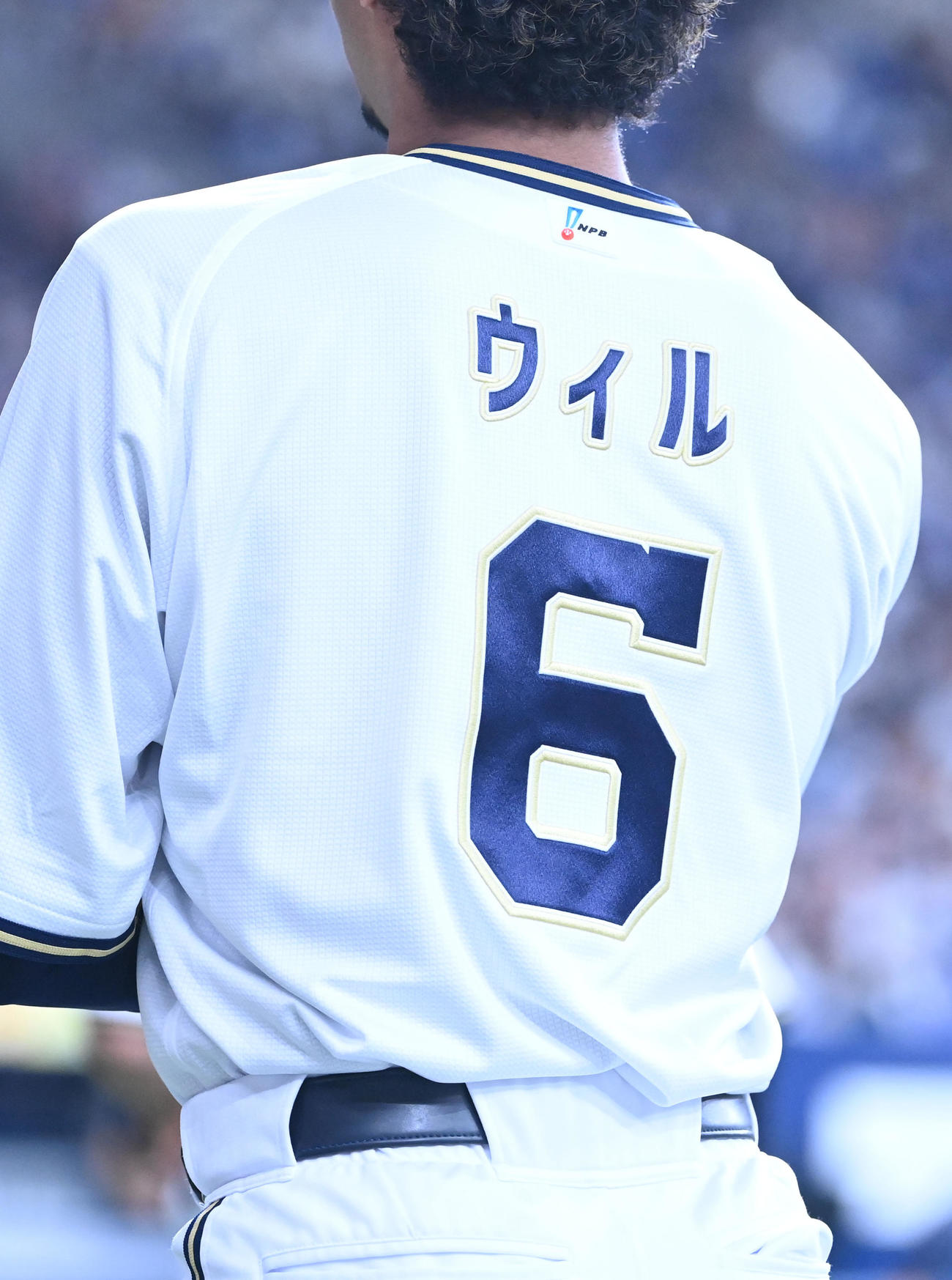 オリックス宗佑磨のニックネームユニホーム（撮影・和賀正仁）