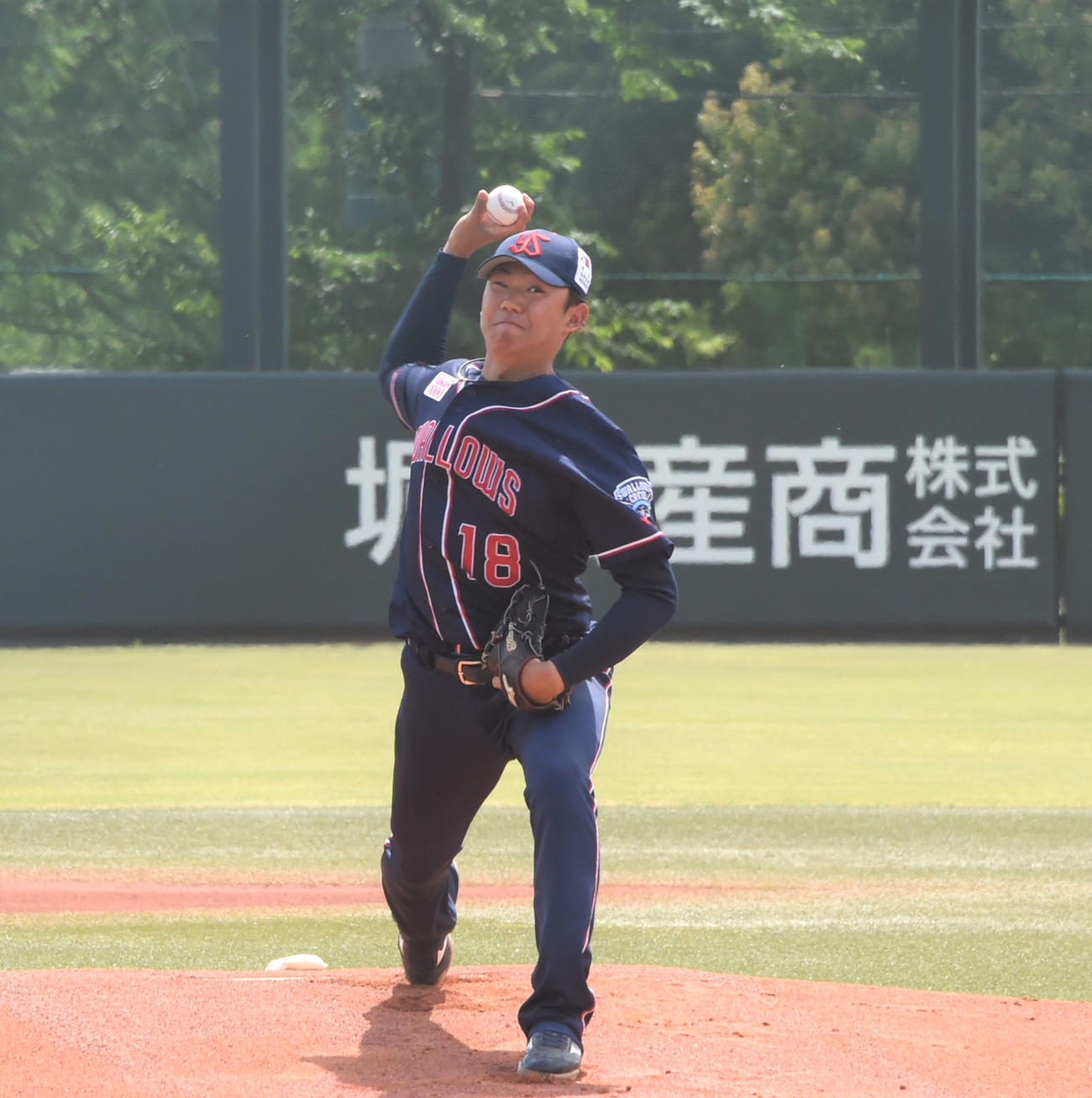 今季3度目の2軍戦先発で3回を1失点に抑えたヤクルト奥川（撮影・鈴木正章）