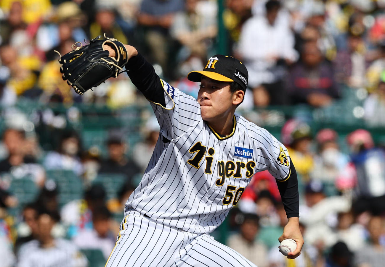 阪神富田蓮（23年5月撮影）