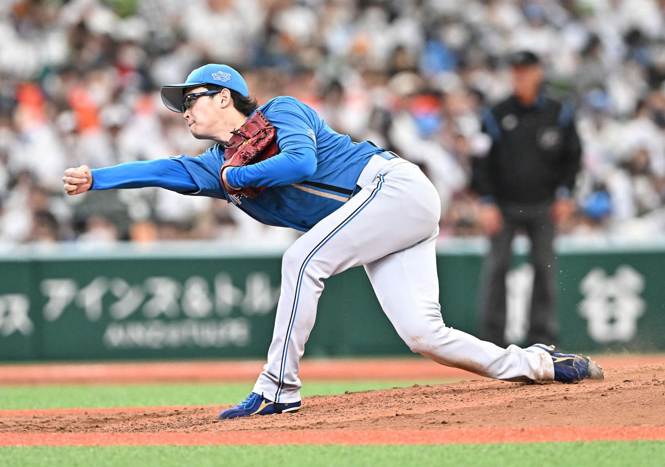 5月3日、西武戦に先発した日本ハム鈴木