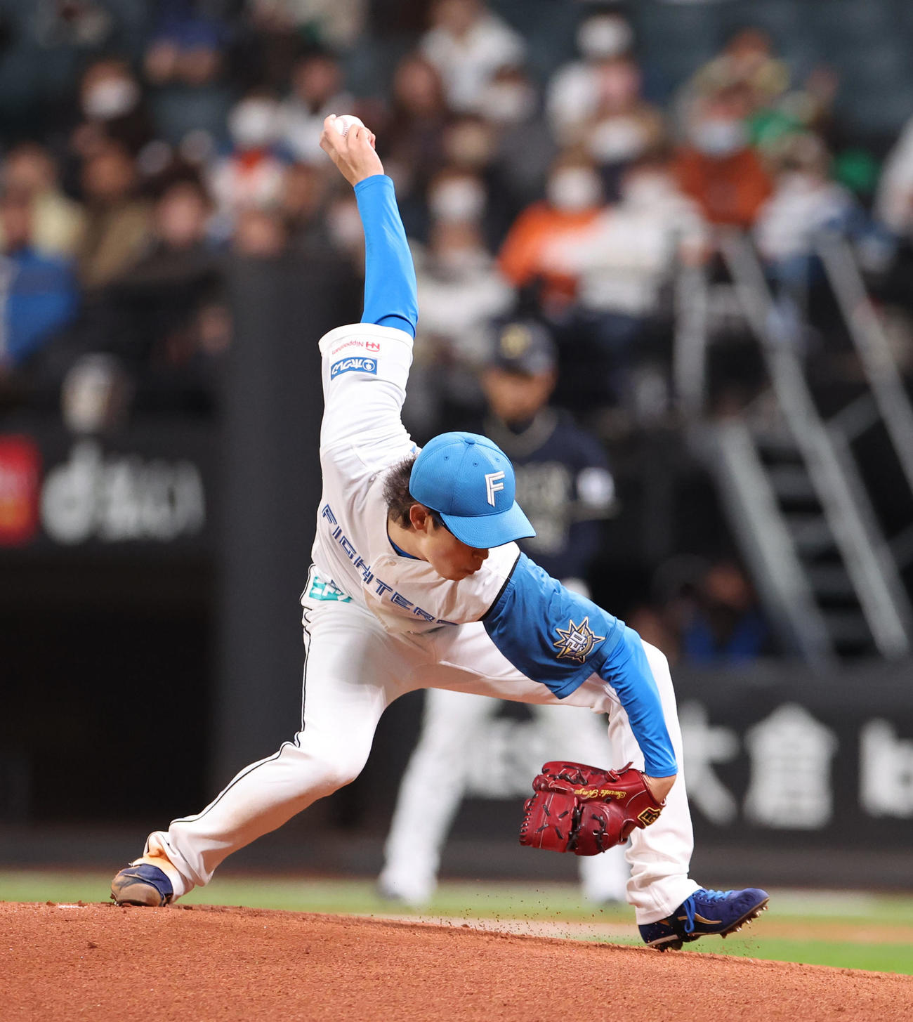 日本ハム鈴木健矢（2023年4月26日撮影）