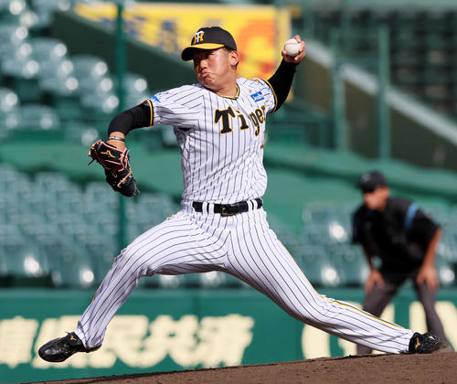 阪神】ドラ2門別啓人が岡田監督うならせた「十分ちゃうか、1年目でな