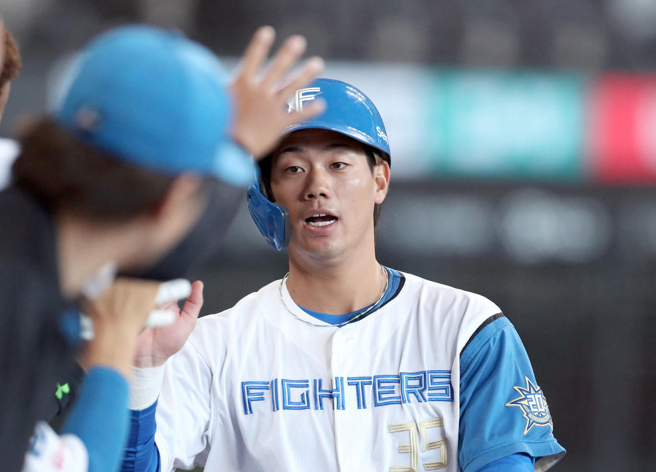 日本ハム福田光輝（23年3月撮影）