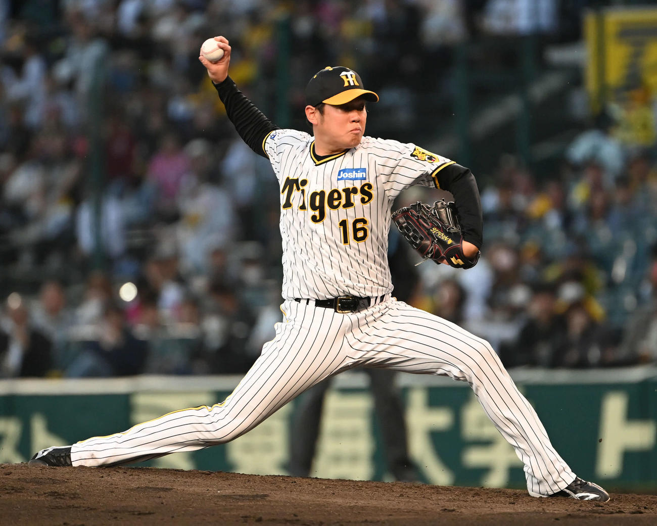 阪神対ヤクルト　阪神先発の西勇（撮影・石井愛子）
