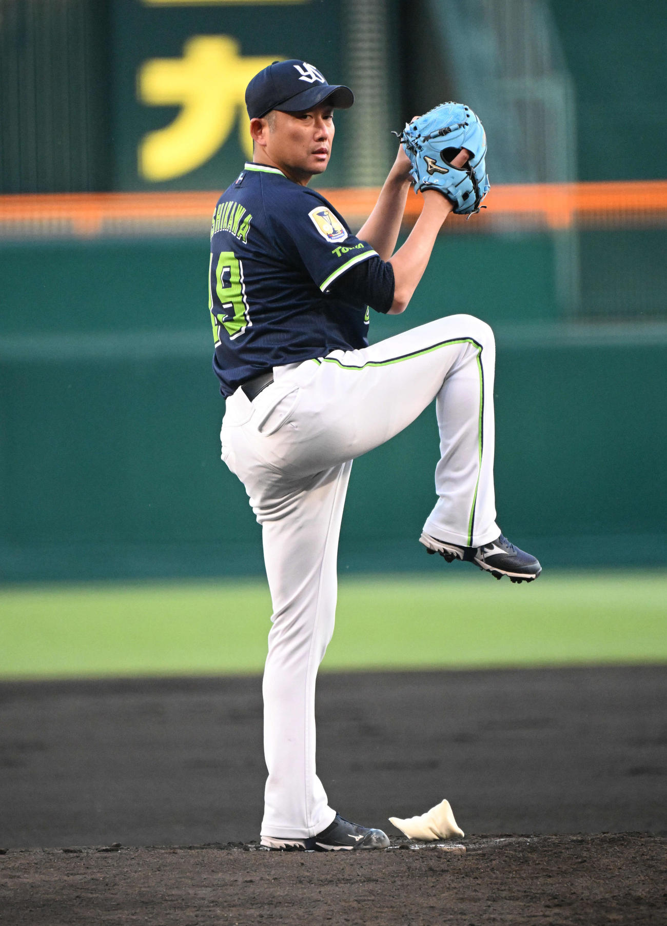 阪神対ヤクルト　22年連続勝利を挙げた石川（撮影・石井愛子）