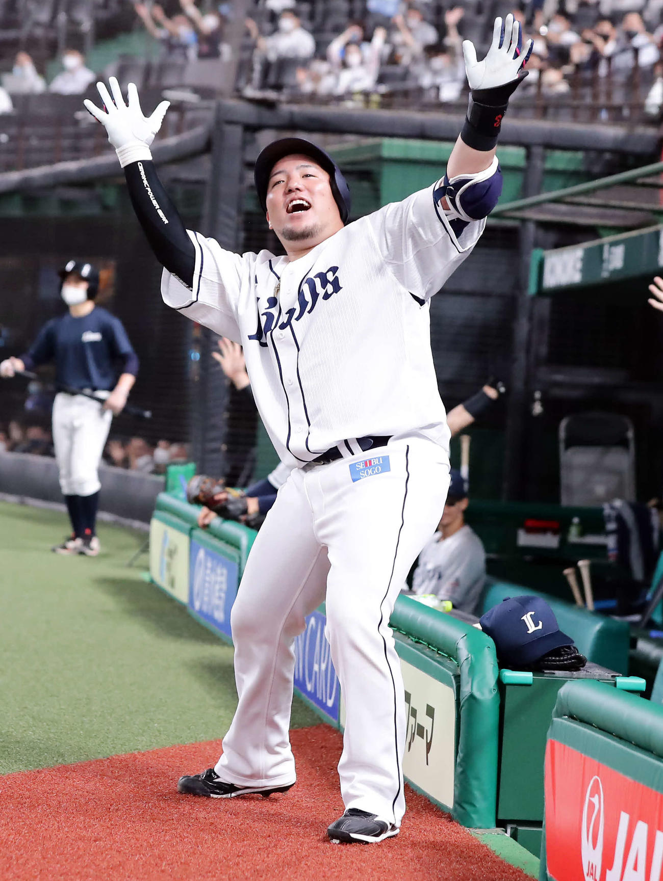 西武山川穂高（21年5月21日撮影）