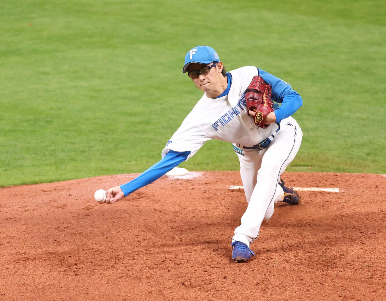 日本ハム鈴木健矢（2023年4月26日撮影）