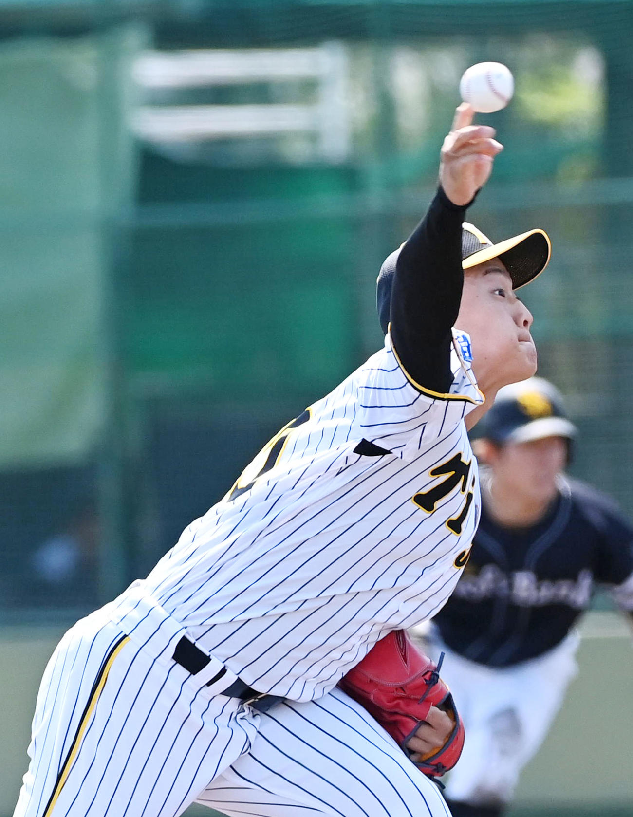 阪神対ソフトバンク　阪神2番手の森木（撮影・前岡正明）