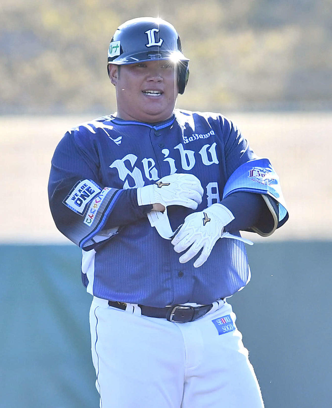 西武渡部健人（2023年2月28日撮影）