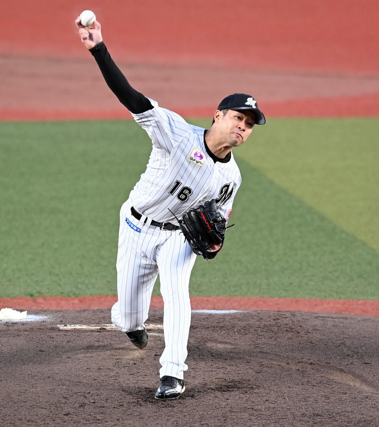 ロッテ対オリックス　ロッテの先発種市（撮影・たえ見朱実）
