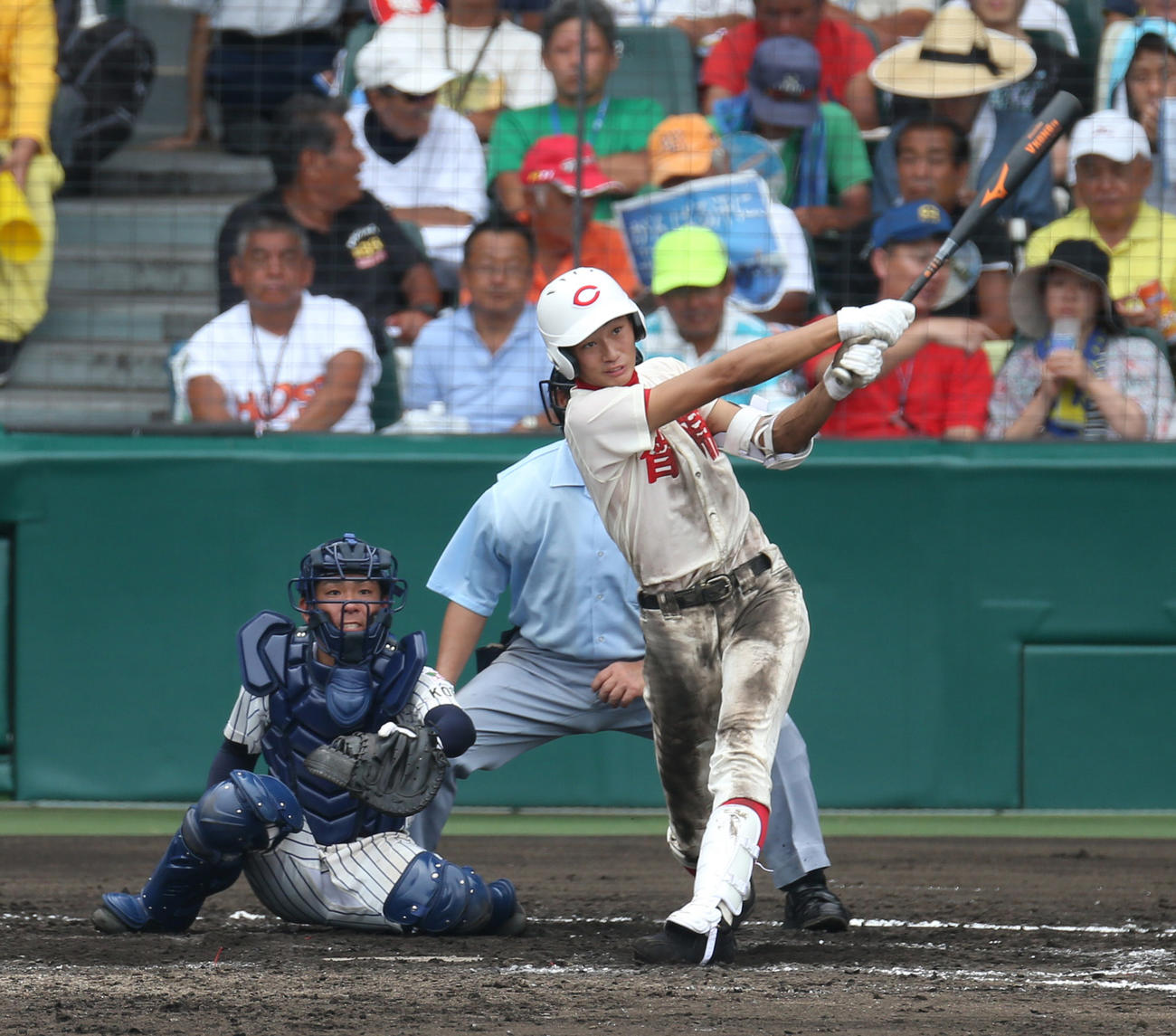 智弁学園時代の広岡（2014年8月撮影）