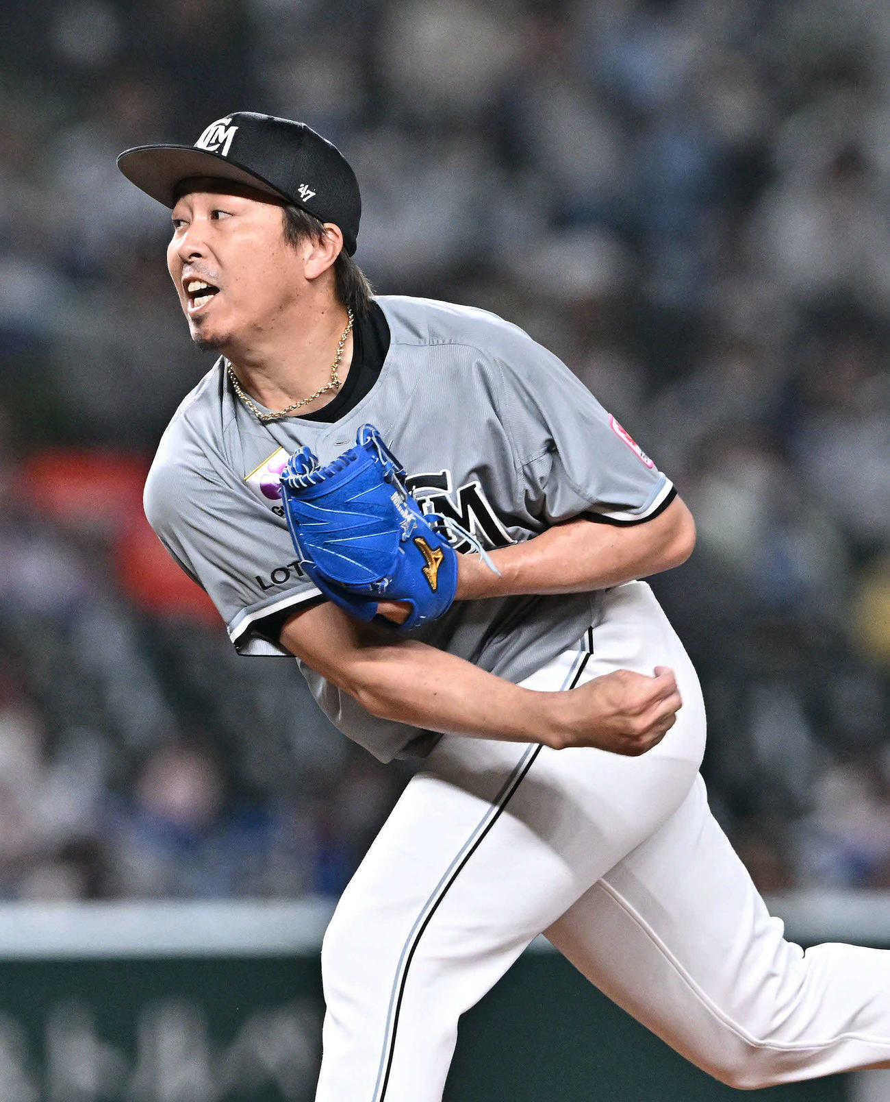 ロッテ益田直也（23年5月11日撮影）