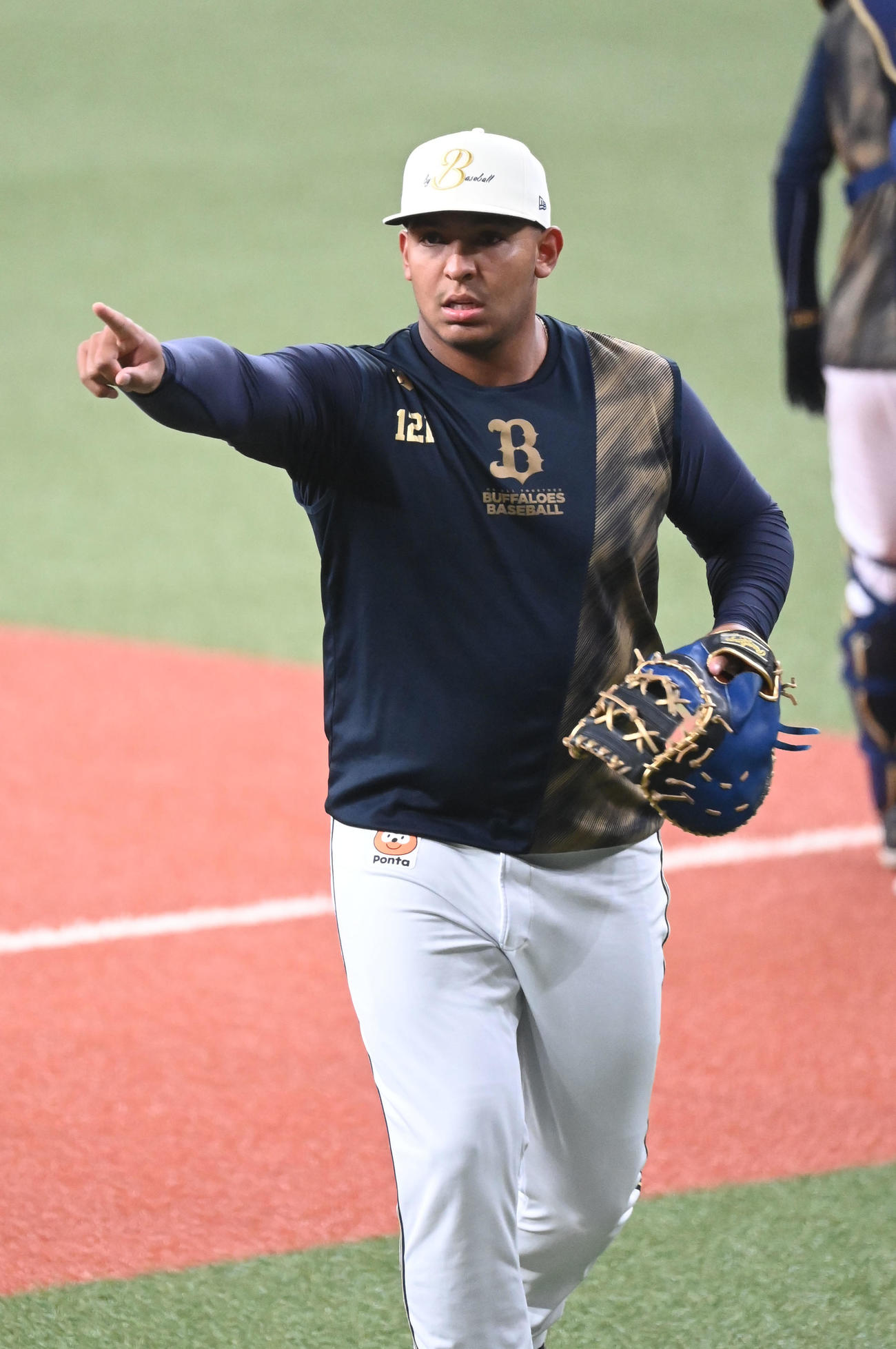支配下登録され1軍に合流するオリックス・セデーニョ（撮影・和賀正仁）