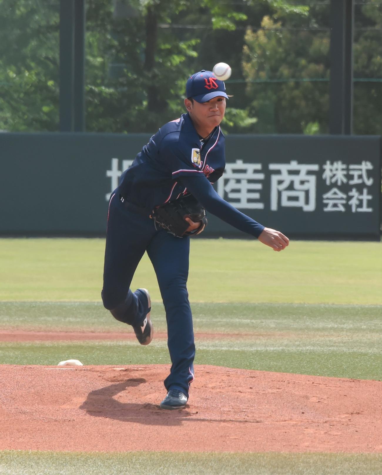 ヤクルト奥川恭伸（2023年5月6日撮影）