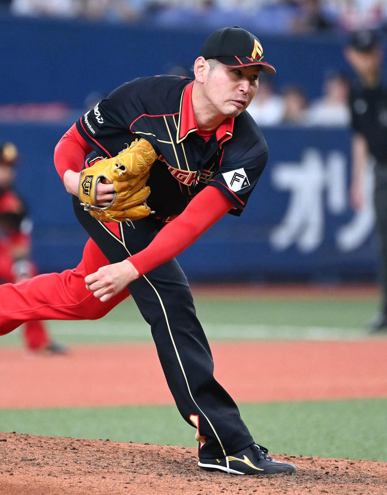オリックス対日ハム　日ハム先発の加藤貴（撮影・石井愛子）