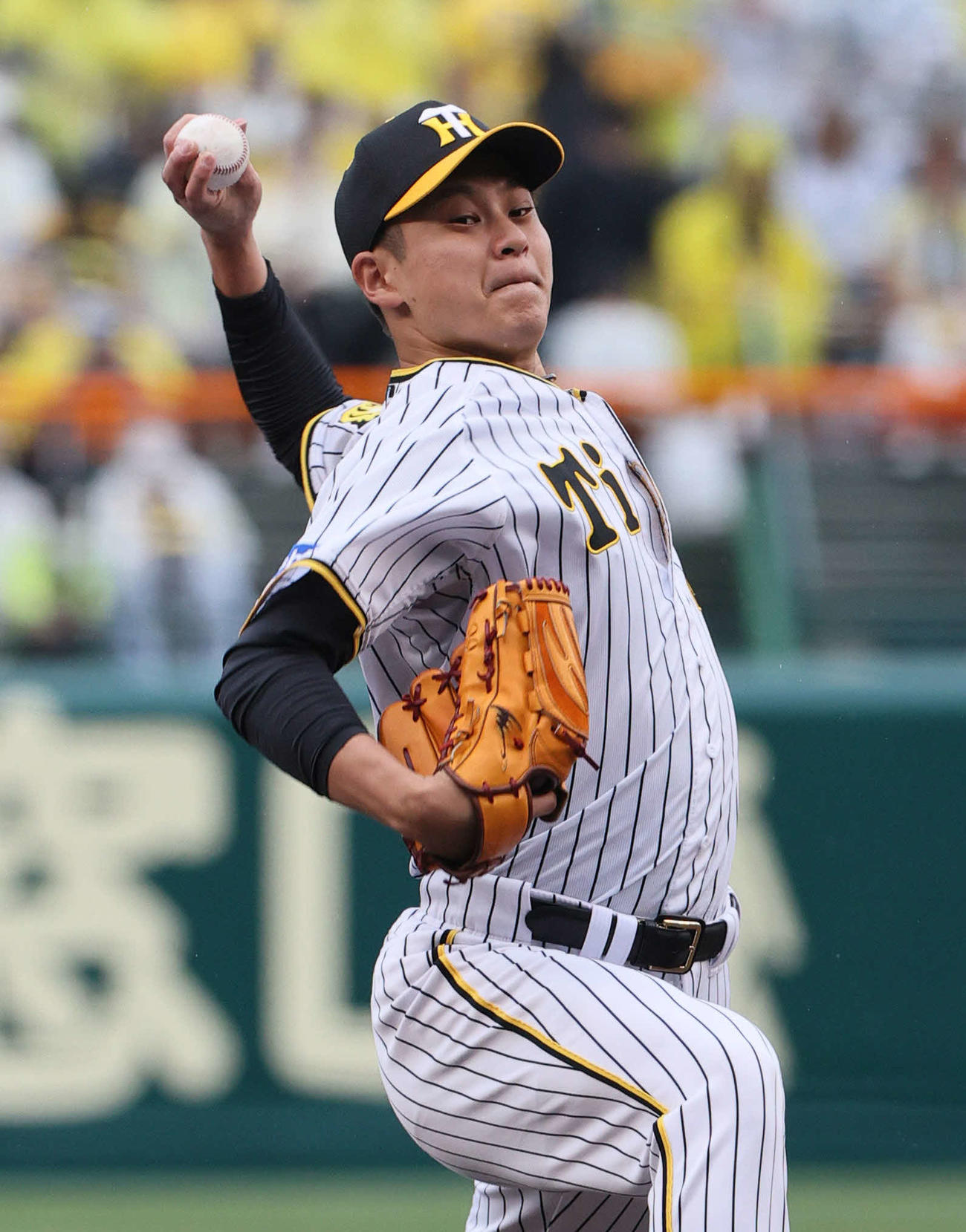 阪神対DeNA　阪神先発の大竹（2023年5月13日撮影）