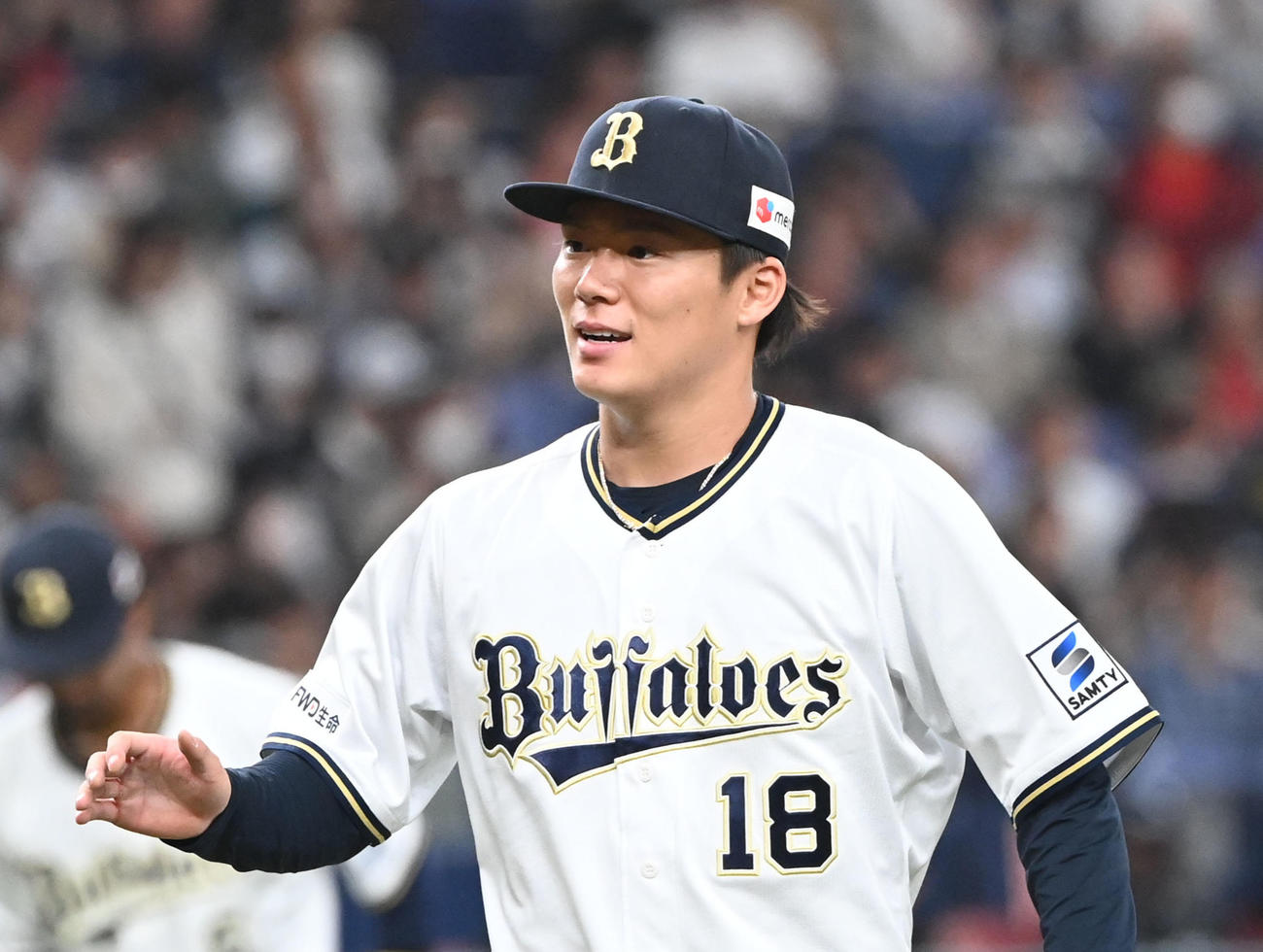 オリックス山本由伸（23年4月撮影）
