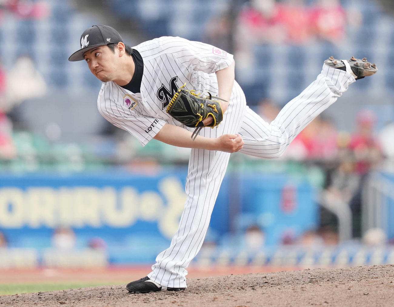 ロッテ小野郁（2023年3月22日撮影）