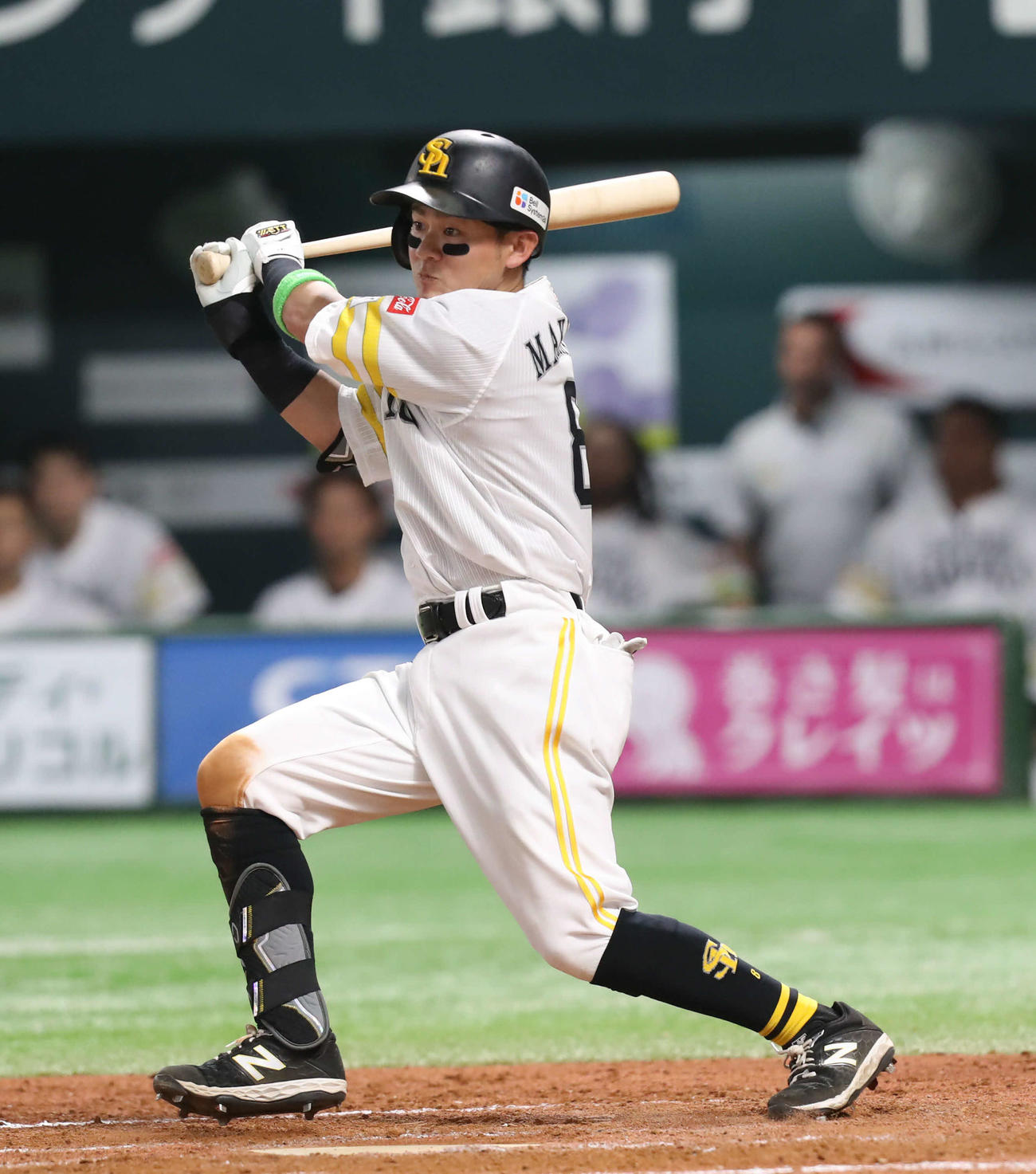 ソフトバンク牧原大成（2023年3月31日撮影）