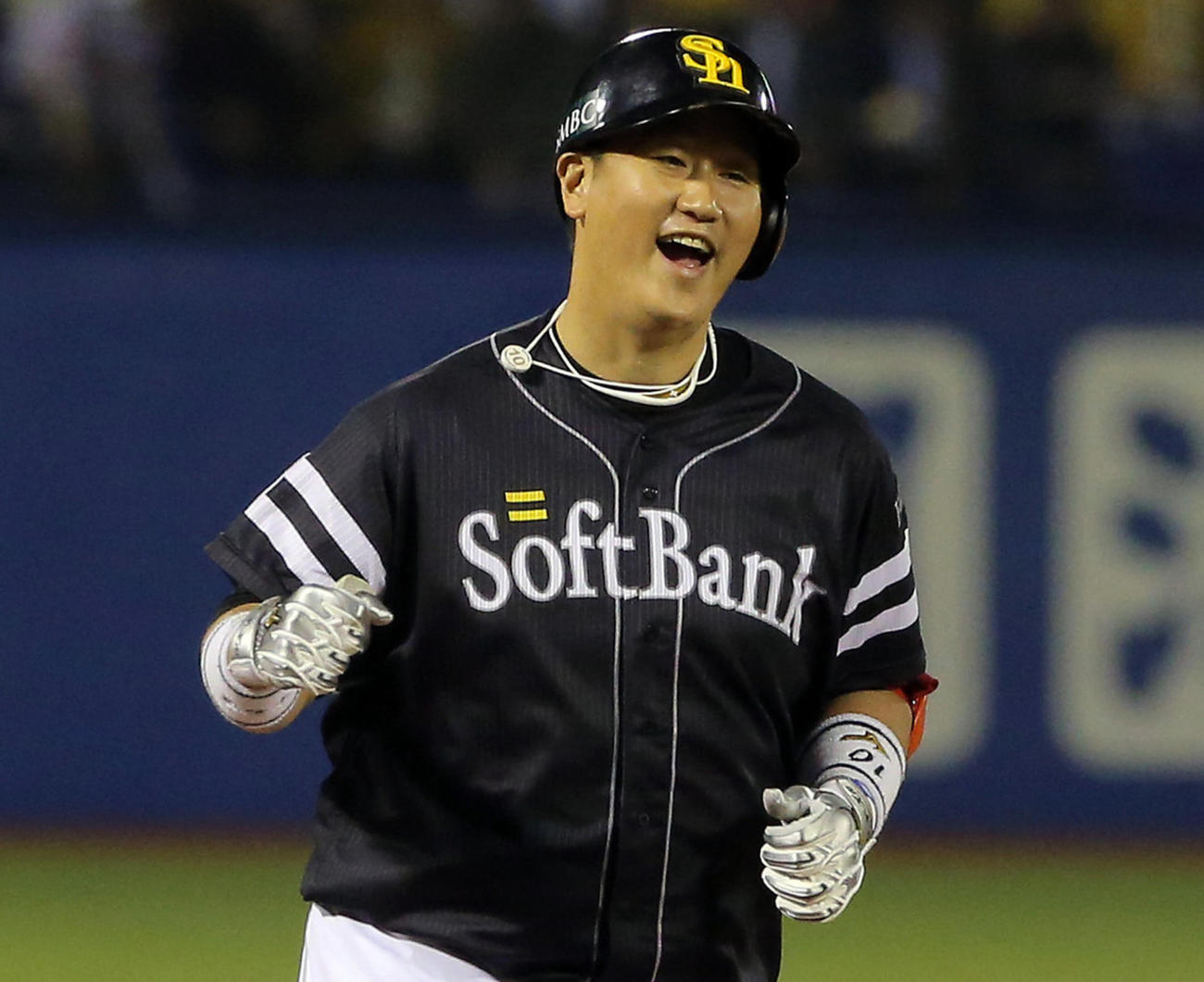 ソフトバンクOBの李大浩氏（2015年10月29日撮影）