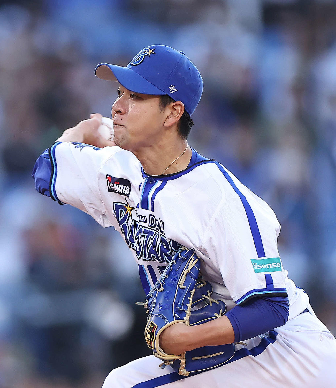 DeNA平良拳太郎（2023年4月27日撮影）