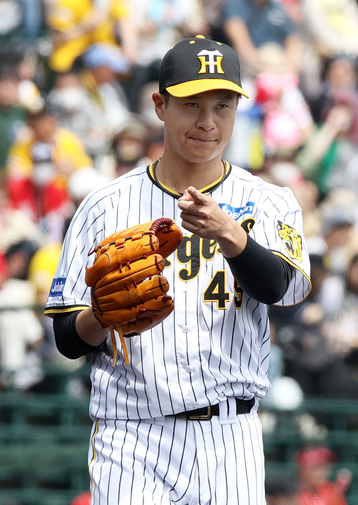 阪神大竹耕太郎（2023年5月20日撮影）
