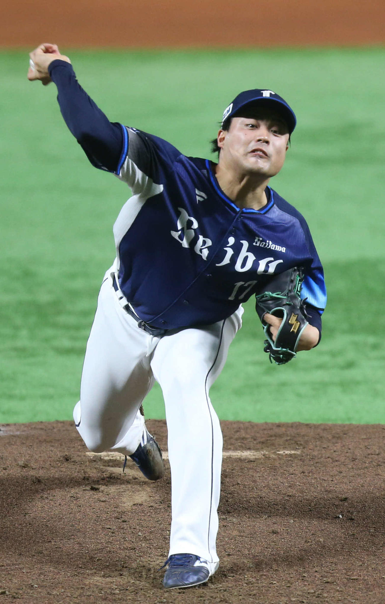 力投する西武松本（2023年5月19日撮影）