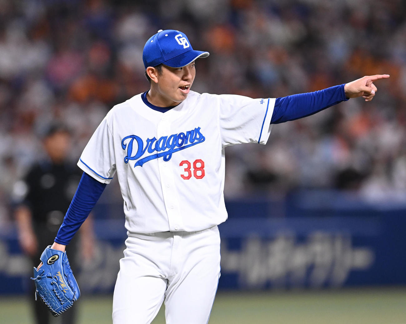中日松葉貴大（2023年5月6日撮影）