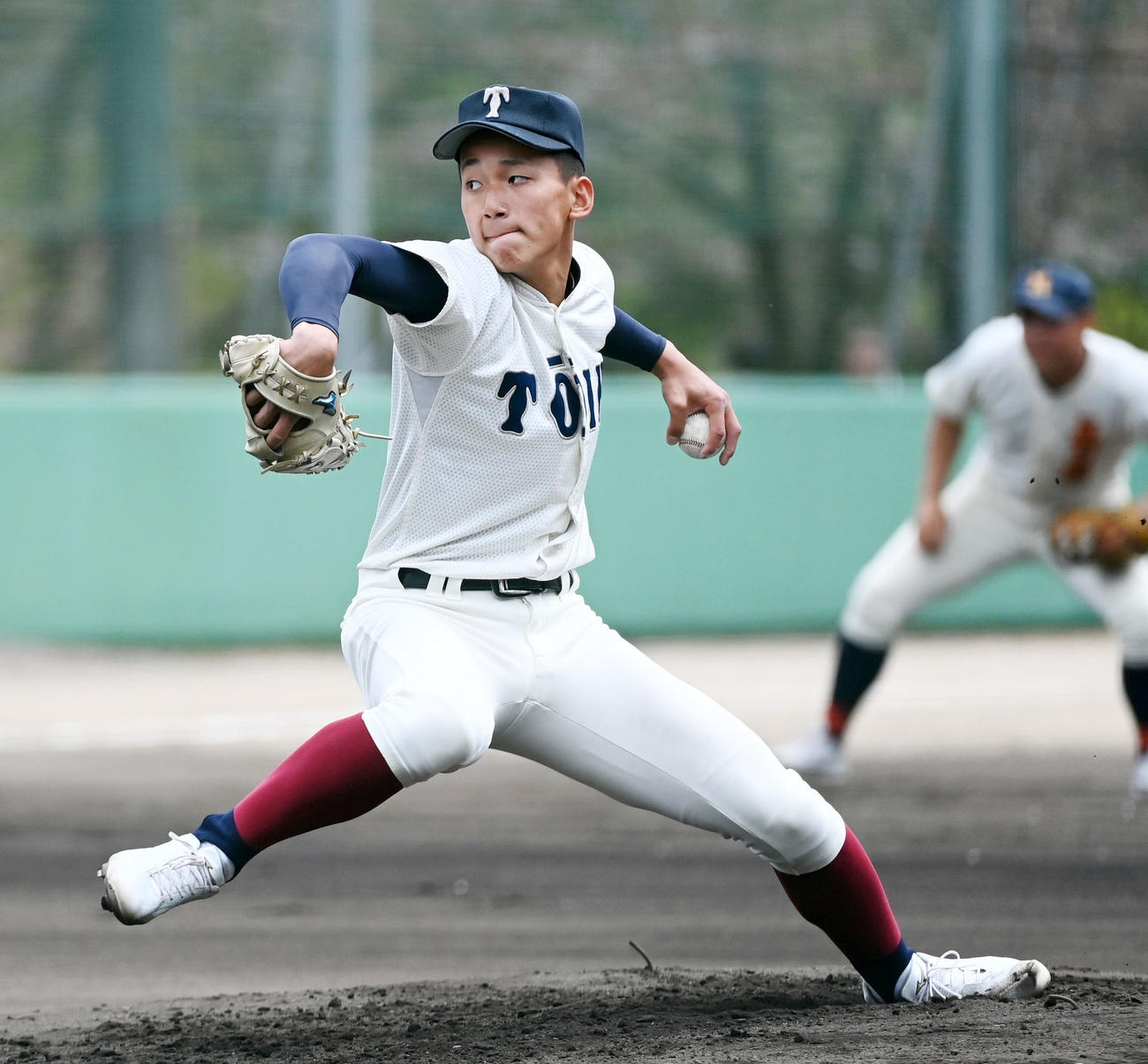 大阪桐蔭・前田悠伍（2023年4月5日撮影）