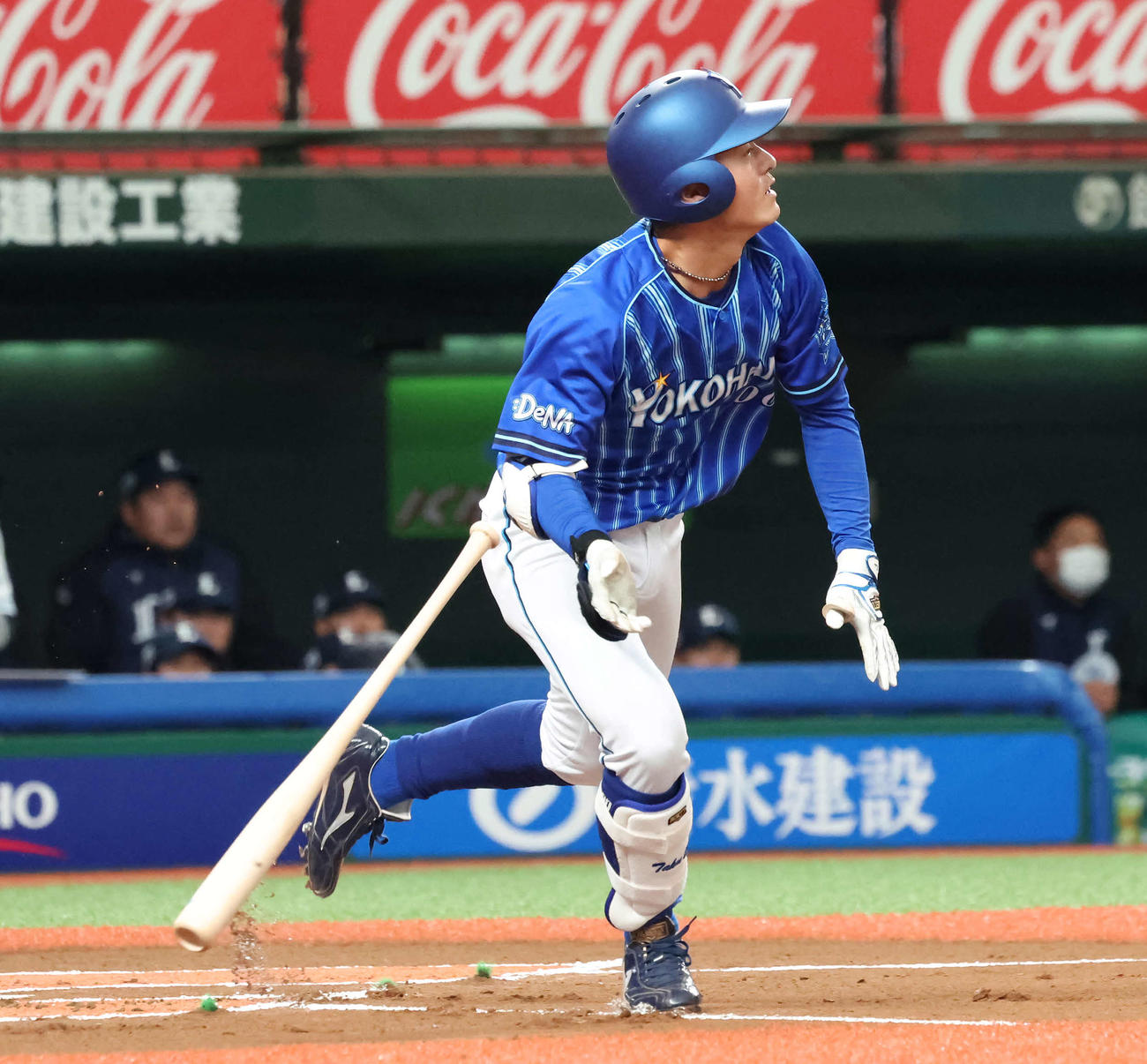 DeNA林琢真（2023年3月26日撮影）