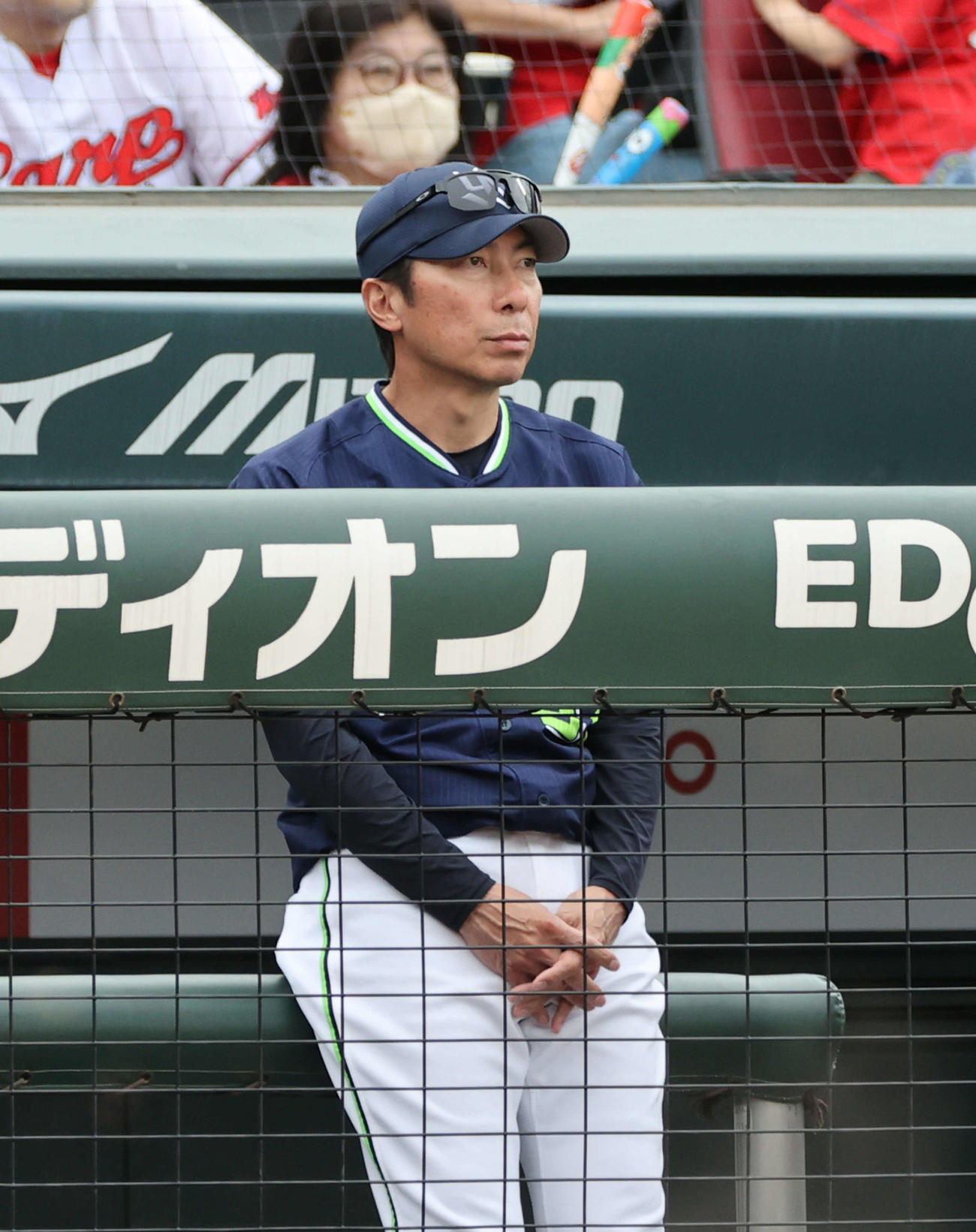 広島対ヤクルト　敗れたヤクルト高津監督（撮影・加藤孝規）