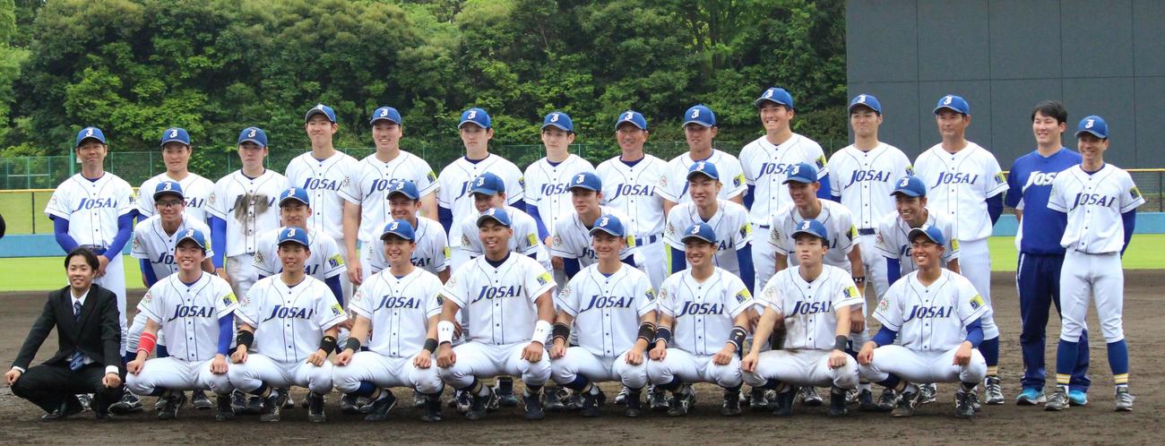 武蔵大対城西大　1部復帰を決めた城西大（撮影・保坂恭子）