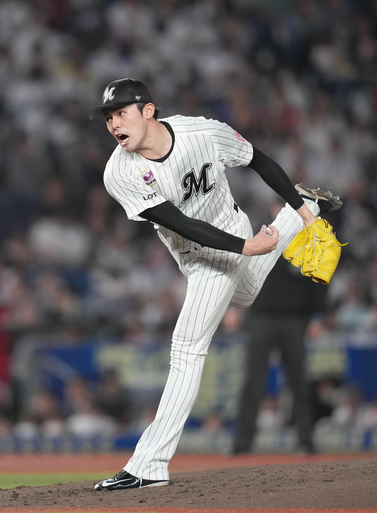 ロッテ佐々木朗希（2023年5月5日撮影）
