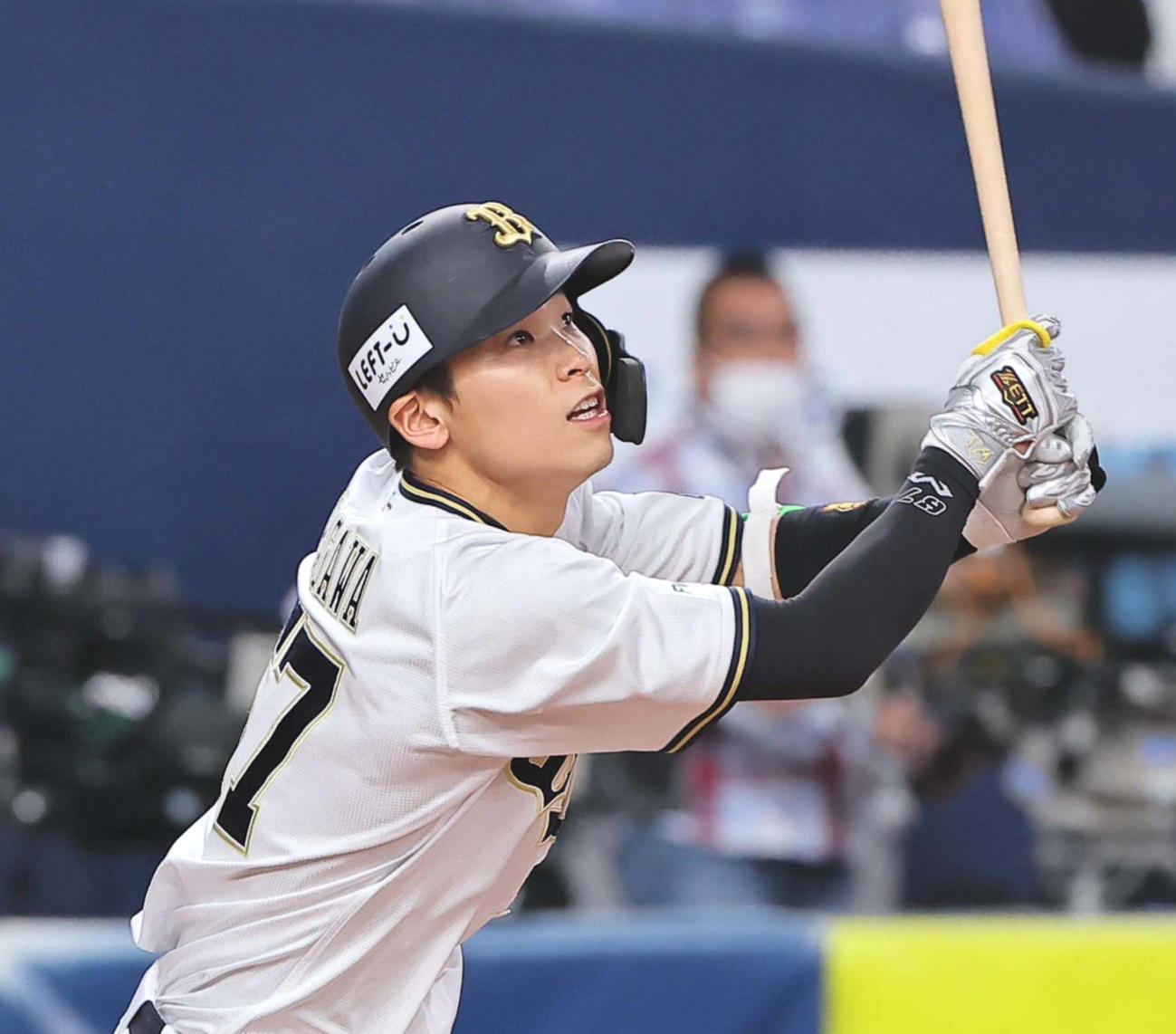 オリックス中川圭太（2023年4月21日撮影）