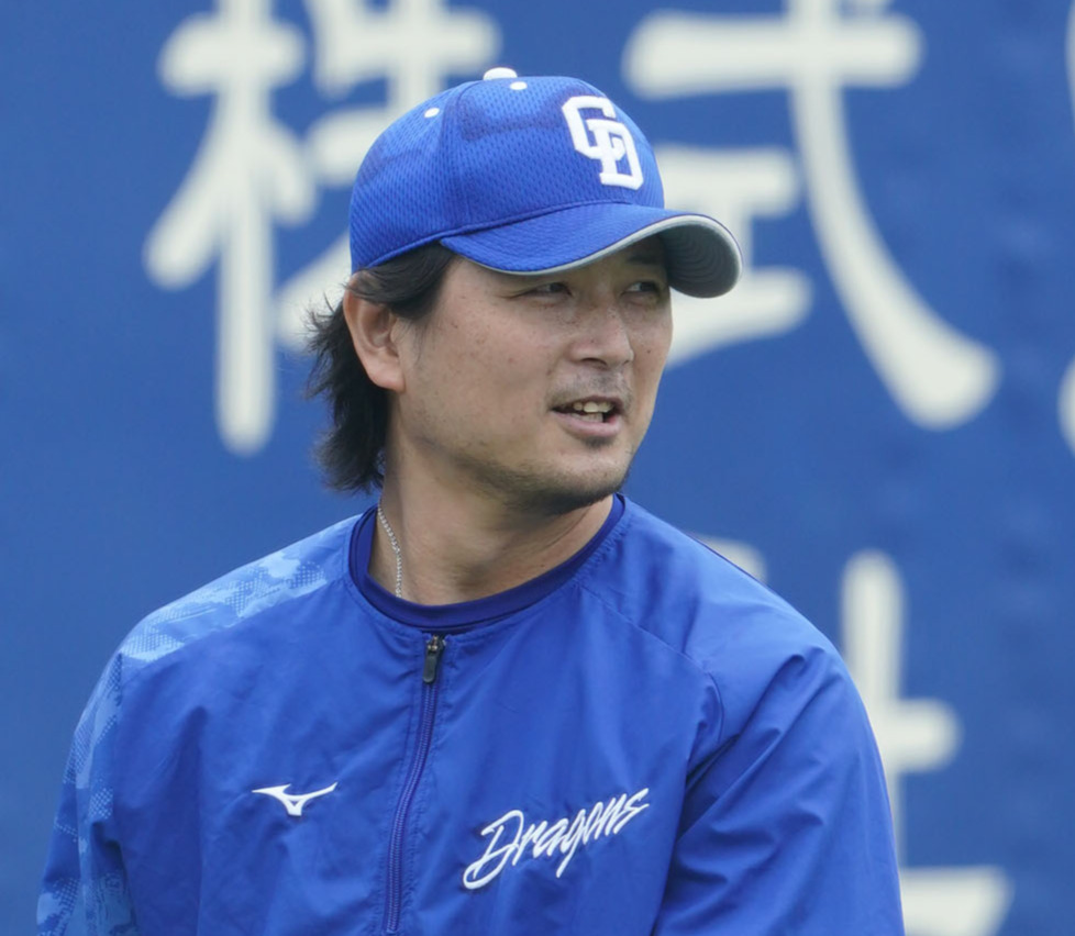 中日涌井秀章（2023年5月15日撮影）