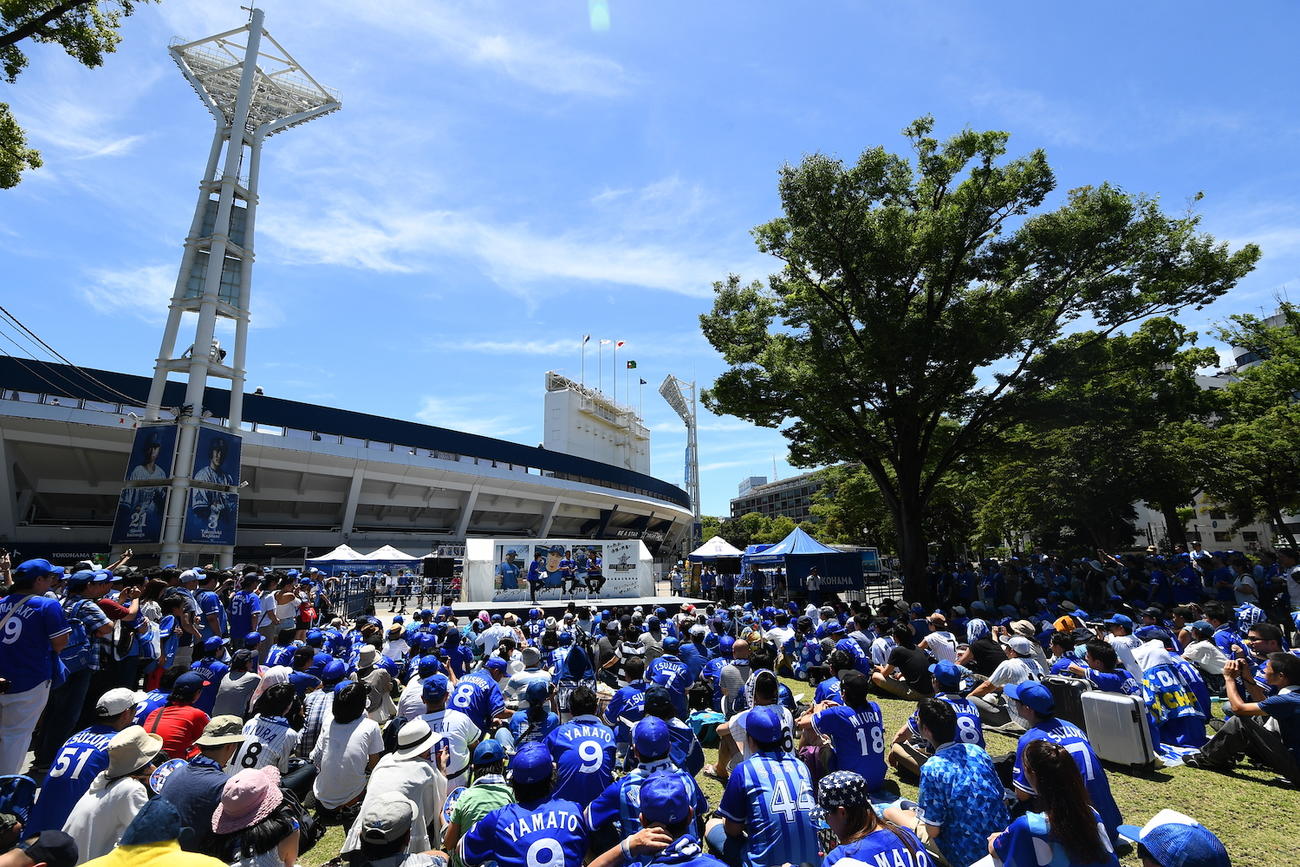 DeNAは6月2日からの西武戦でレジェンドOBたちのトークショーを行う（球団提供）