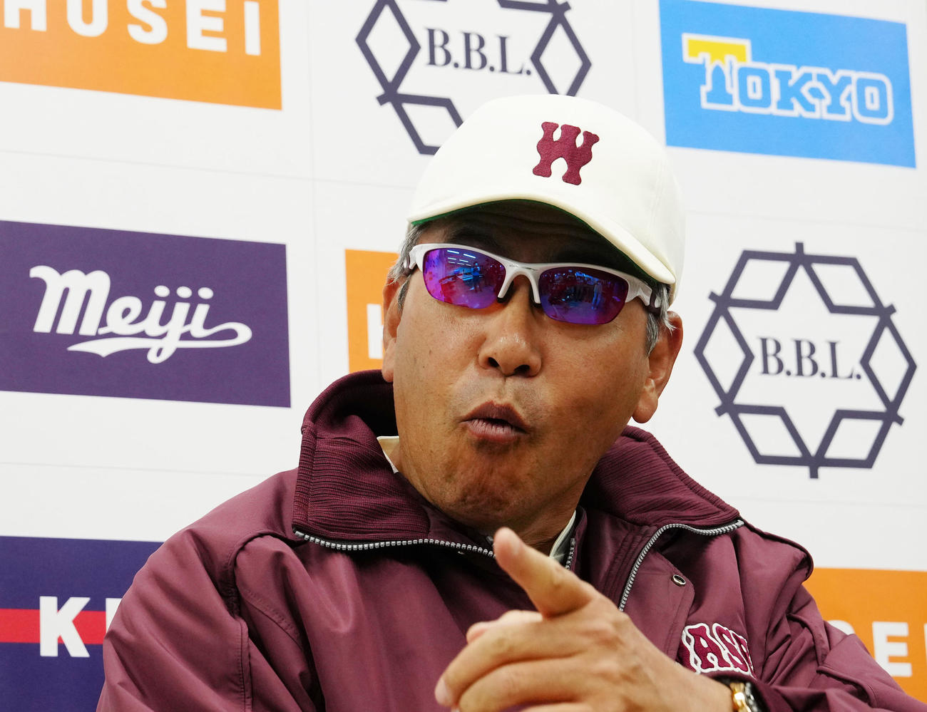 早大・小宮山監督（2023年5月9日撮影）