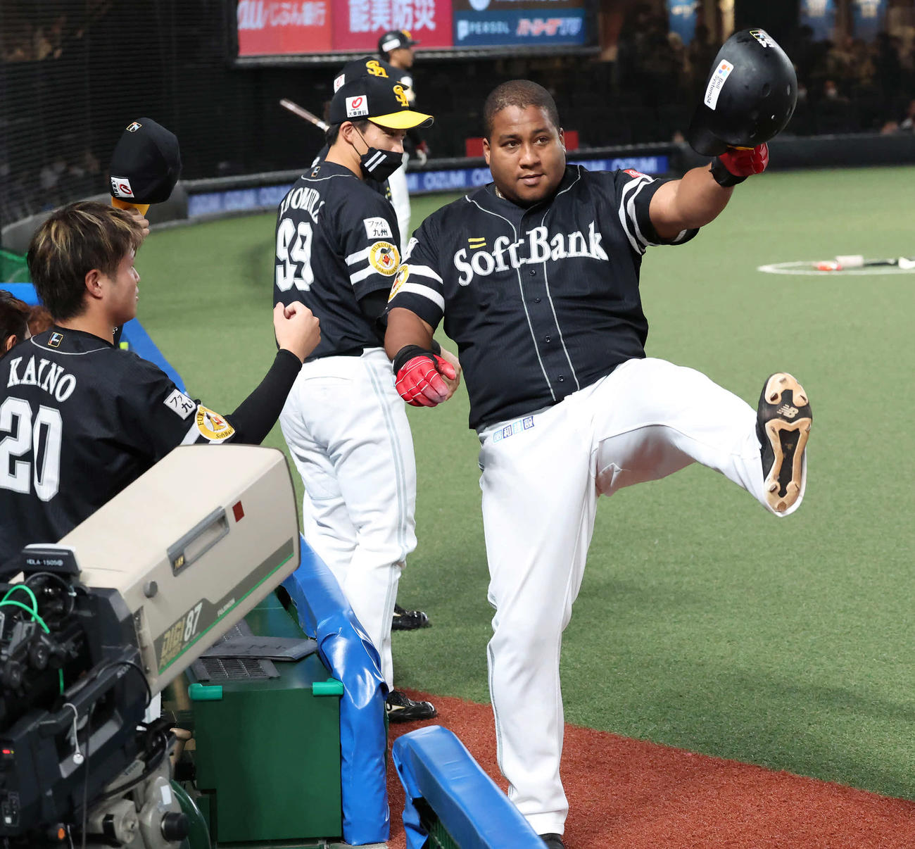 ソフトバンク復帰が決まったデスパイネ（2022年9月撮影）